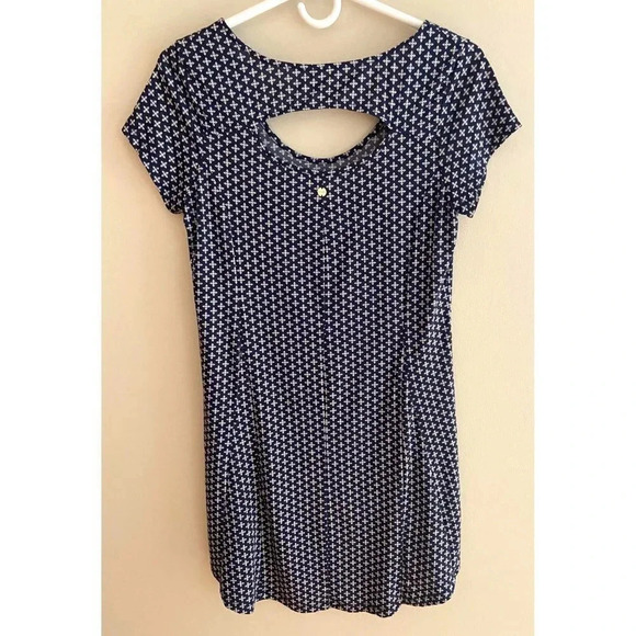 Rip Curl Navy and White Short Sleeve Surf Mini Dress Size Small - Picture 5 of 11